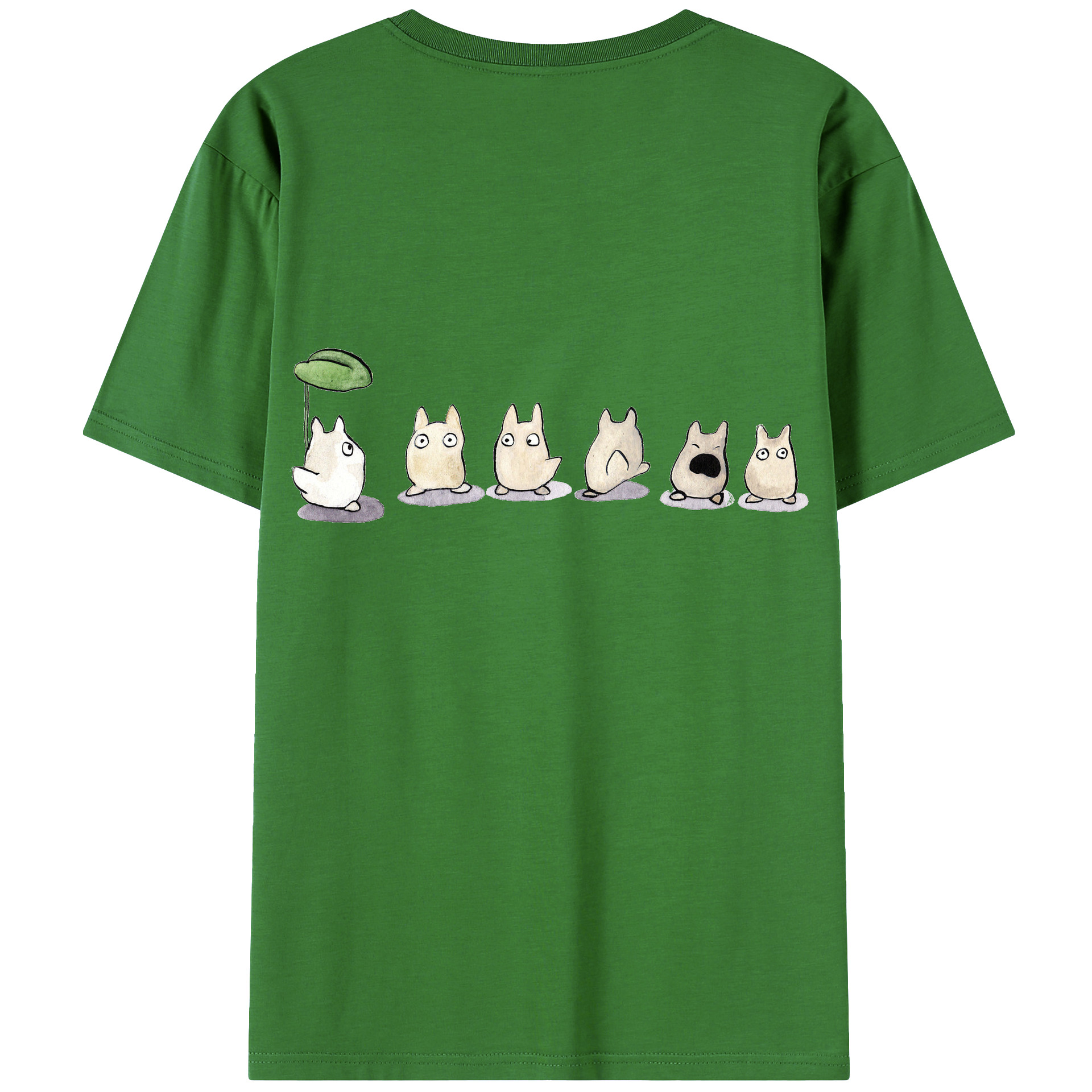 （画像用） となりのトトロ 草壁メイ 草壁サツキ My Neighbor Totoro Satsuki Kusakabe Mei Kusakabe レディース半袖Tシャツ(バックプリント)